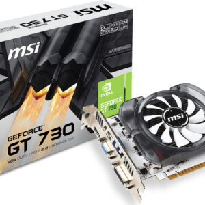 Видеокарта MSI nVidia GeForce GT 730, 2 ГБ GDDR3, [N730-2GD3V3]