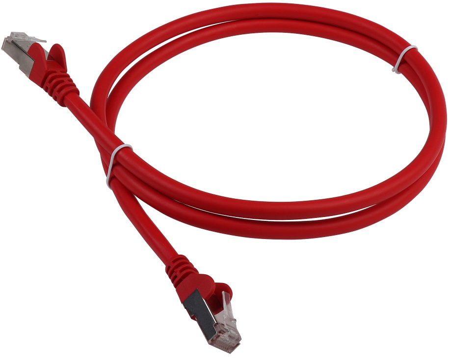 Кабель патч-корд F/UTP 6 кат. 5м Lanmaster LAN-PC45/S6-5.0-RD