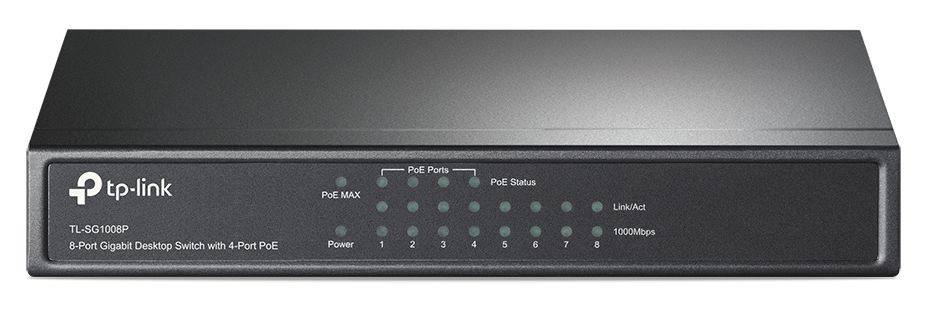 Коммутатор PoE TP-LINK TL-SG1008P