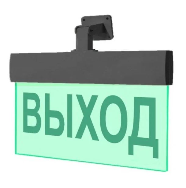 Оповещатель ИП Раченков А.В. М-12 ULTRA "Выход", черный унив.кр.
