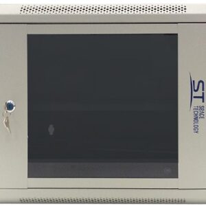 Шкаф настенный 19", 9U Space Technology ST-NC9U01 (серый) С ПОЛКОЙ