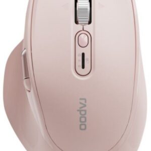 Оптическая светодиодная мышь Rapoo M680Silent, Розовый, [M680-PINK]