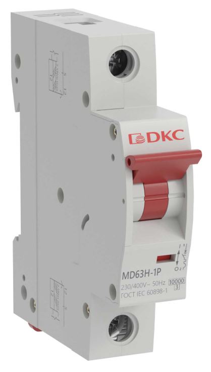 Автоматический выключатель модульный DKC MD63H-1PD16
