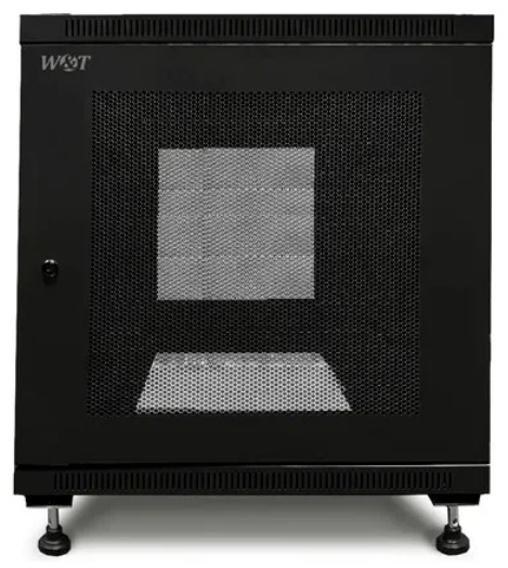 Шкаф напольный 19", 12U W&T D126080BWTWOF