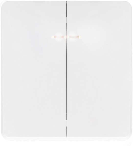 Выключатель двухклавишный с подсветкой KRANZ KR-78-0714-1
