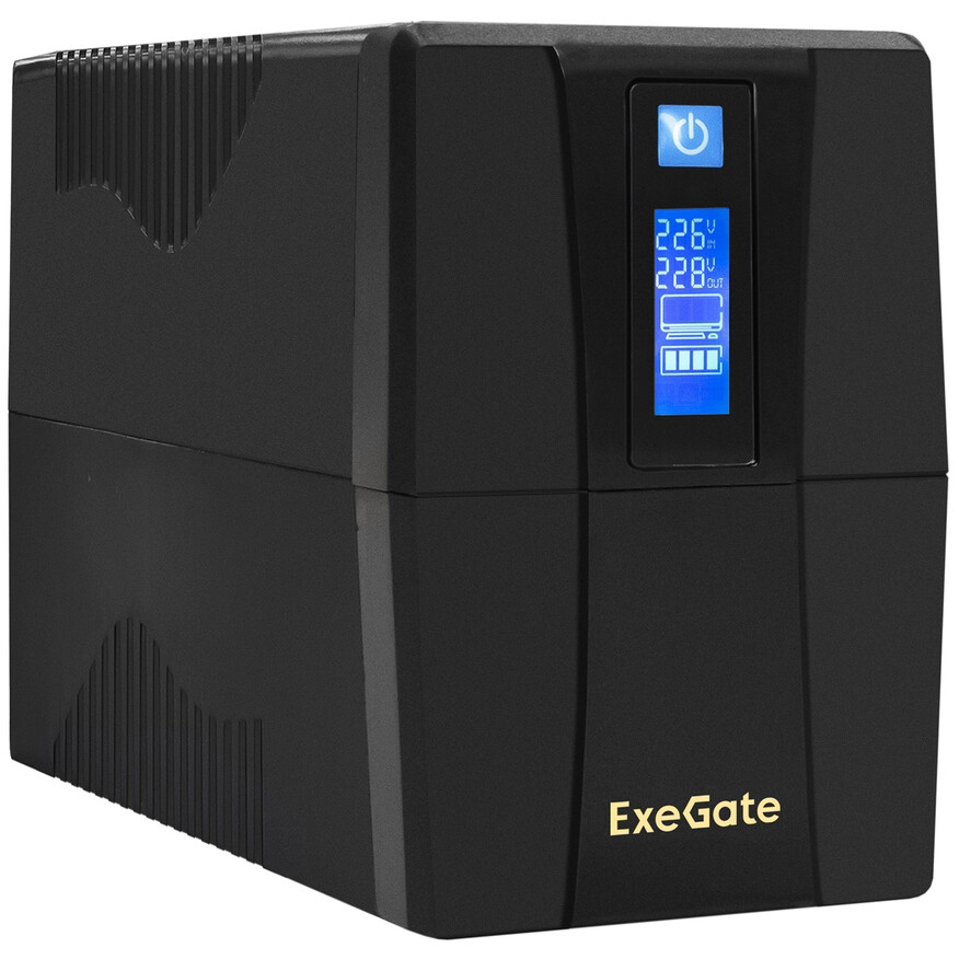 ИБП ExeGate Power Smart ULB-850.LCD.AVR.4C13.RJ.USB