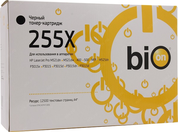 Тонер-картридж BION BCR-CE255X Черный