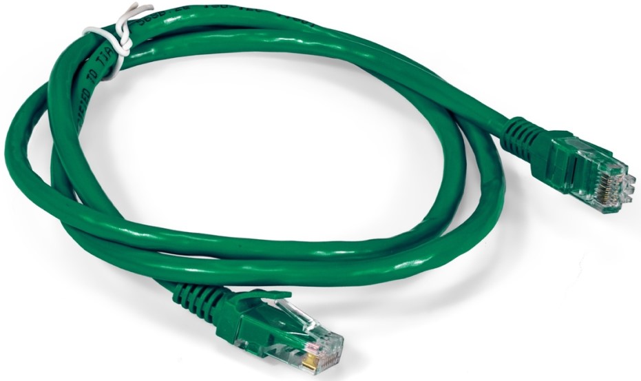 Кабель патч-корд U/UTP 6 кат. 1м Exegate UTP-RJ45-RJ45-C6-1M-GN
