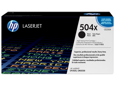 Тонер-картридж HP 504X Черный
