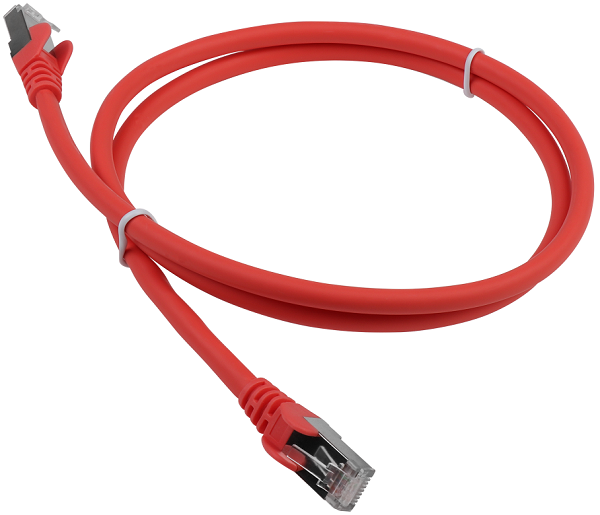 Кабель патч-корд FTP 6а кат. 10м Lanmaster LAN-PC45/S6A-10-RD