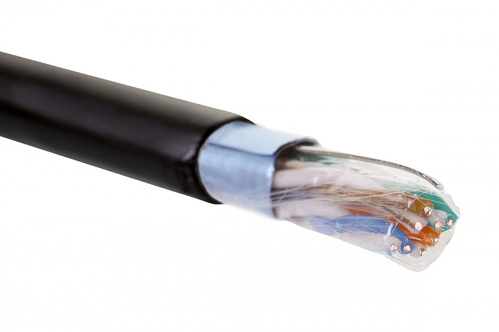 Кабель витая пара F/UTP 5e кат. 4 пары Eurolan 19C-F5-09BL-B305