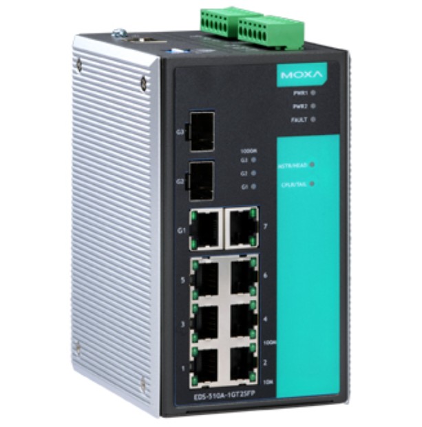 Коммутатор управляемый MOXA EDS-510A-1GT2SFP