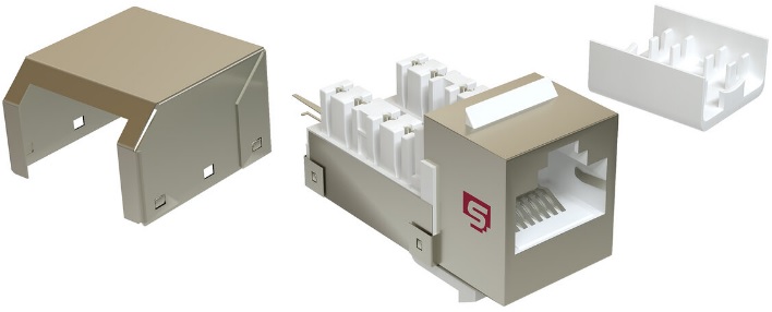Модуль Keystone RJ45 FTP SYSMATRIX KJ 5ES090.TLWH