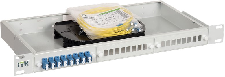 Кросс оптический стоечный ITK FOBX24-1U-24SCUS09