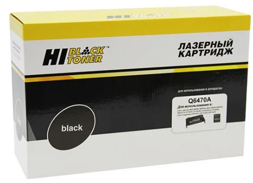 Тонер-картридж Hi-Black HB-Q6470A Черный