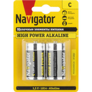 Батарейка Navigator NBT-NE-LR14-BP2