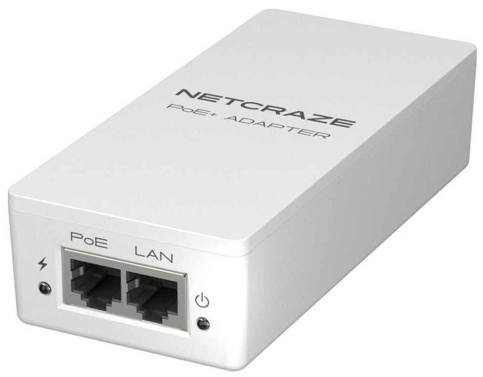 Адаптер питания Netcraze PoE+ Adapter