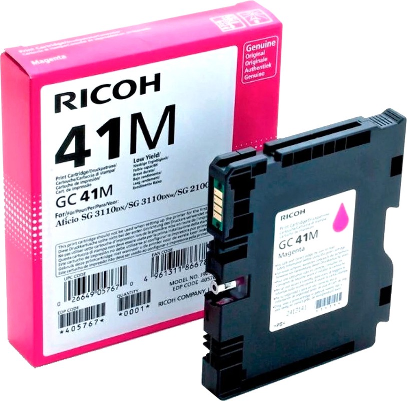 Тонер-картридж Ricoh тип GC 41ML Пурпурный
