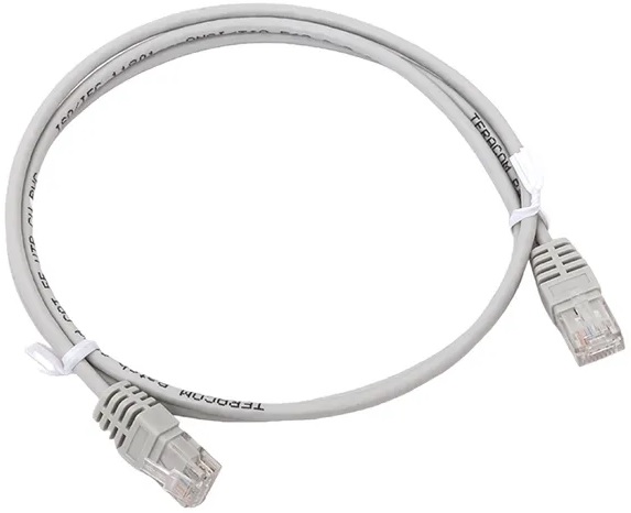 Кабель патч-корд EKF TRC-5EUTP-PVC-1M-GY