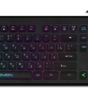 Мембранная клавиатура Sven KB-C7500EL, USB, Черный [SV-020804]