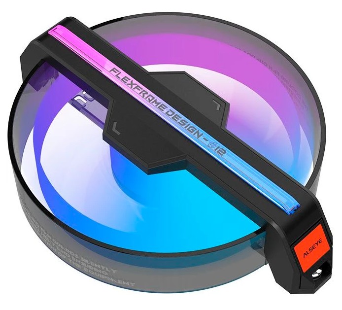 Вентилятор для корпуса ALSEYE Φ12(DM12)-B (Clear Frame)