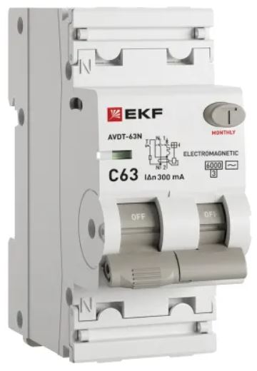 Автомат дифференциальный EKF D63N26M63C300