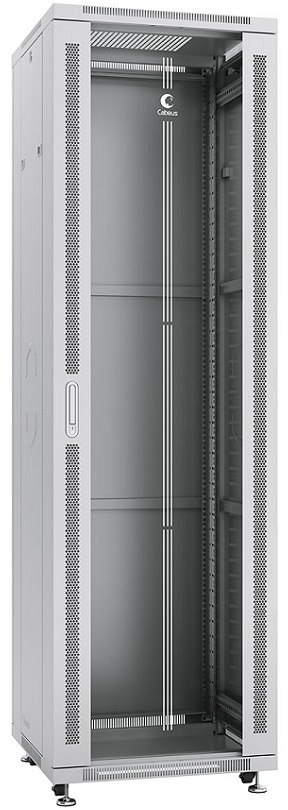 Шкаф напольный 19", 42U Cabeus SH-05C-42U60/100