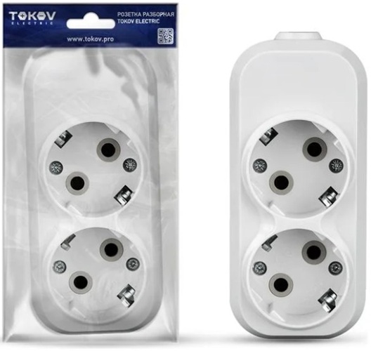 Колодка удлинителя TOKOV ELECTRIC TKE-C01-KU2-Z