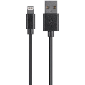 Кабель USB - Lightning, 1м, PREMIER 6-703 1.0BK Black