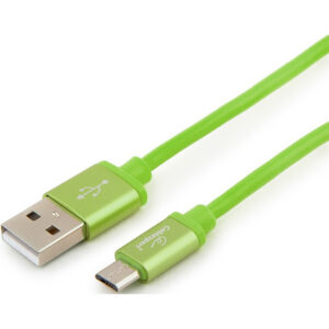 Кабель USB A (M) - microUSB B (M), 1м, Gembird CC-S-mUSB01Gn-1M