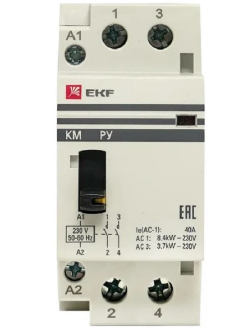 Контактор EKF km-2m-63-20