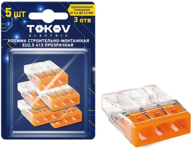 Клемма TOKOV ELECTRIC TKE-EU2.5-413/BL5