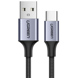 Кабель USB - USB Type-C, 0.25м, UGREEN US288 Black