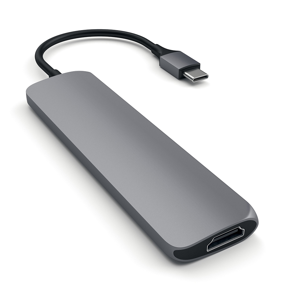 Концентратор Satechi Slim Aluminum Type-C Multi-Port Adapter 4K