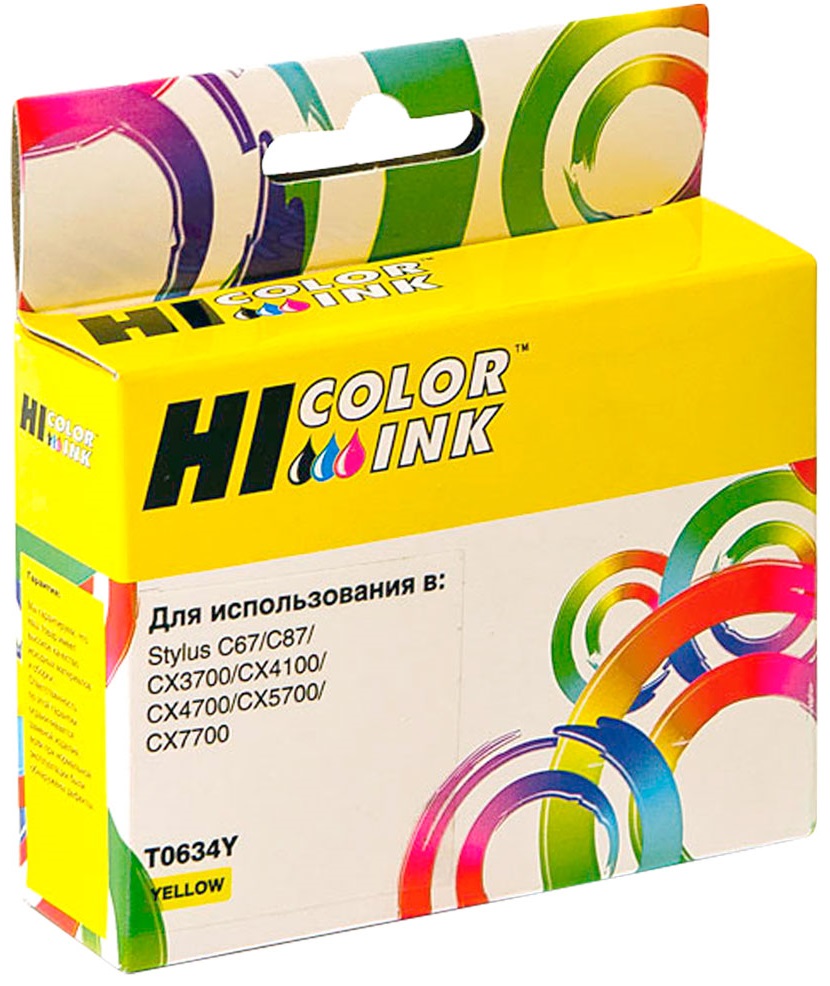 Тонер-картридж Hi-Black HB-T0634 Желтый