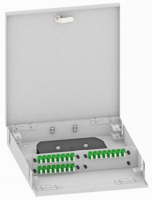 Кросс оптический настенный TopLAN КРН-Top-48LC/A-OS2-GY