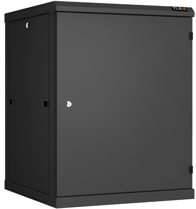 Шкаф настенный 19", 15U NikoMax TWC-156060-R-M-BK