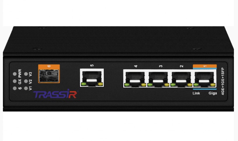 Коммутатор неуправляемый TRASSIR TR-NS15061S-150-4POE