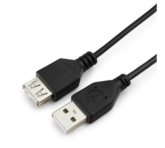 Кабель интерфейсный USB 2.0 удлинитель Garnizon GCC-USB2-AMAF-1.8M