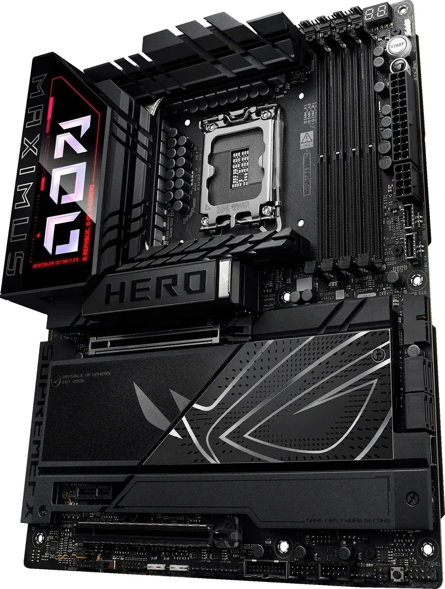 Материнская плата ASUS ROG MAXIMUS Z890 HERO BTF, LGA1851, Intel Z890, ATX