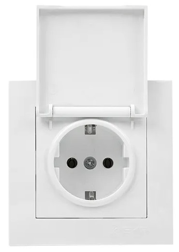 Розетка с заземлением в сборе EKF EWV10-124-10