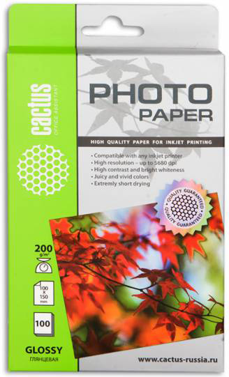 Фотобумага Cactus CS-GA6200100