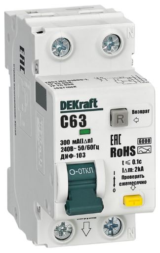 Автомат дифференциальный DEKraft 16371DEK