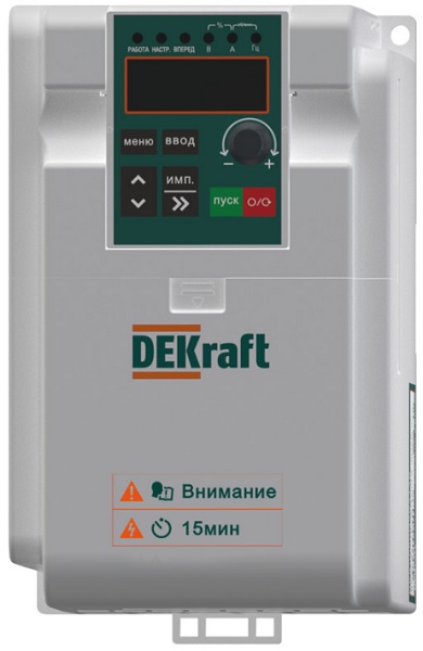Преобразователь частоты DEKraft DEKV060G1R5S2B