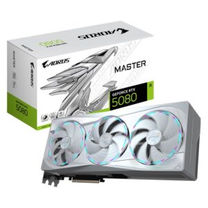 Видеокарта GIGABYTE nVidia Geforce RTX 5080, 16 ГБ GDDR7, [GV-N5080AORUSM ICE-16GD]