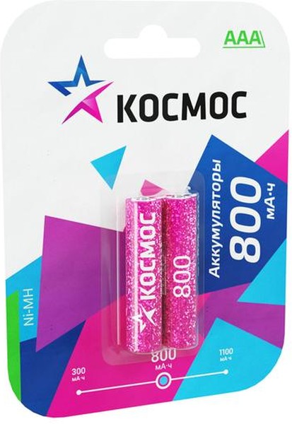 Аккумулятор Космос KOCR03NIMH(800MAH)