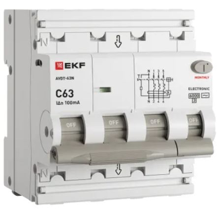 Автомат дифференциальный EKF D63N46E63C100