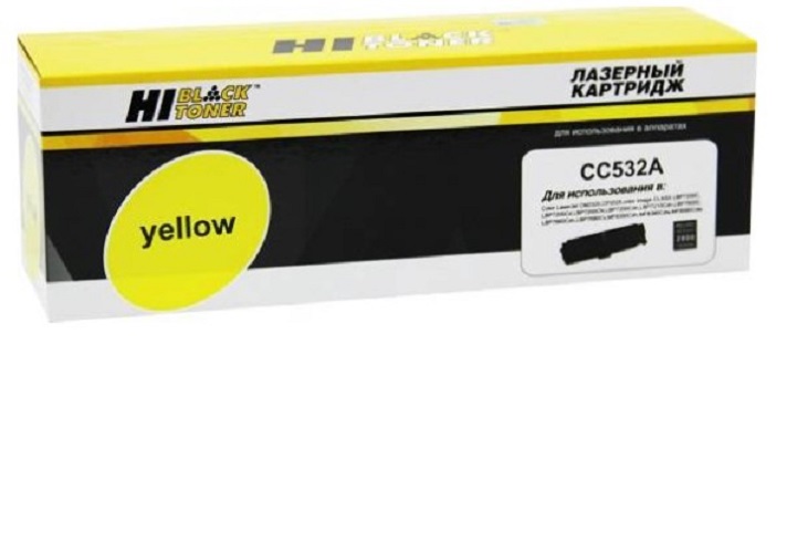 Тонер-картридж Hi-Black HB-CC532A/CE412/CF382/718 Желтый