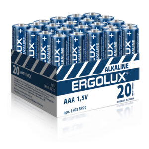 Батарейка ERGOLUX LR03 BP20
