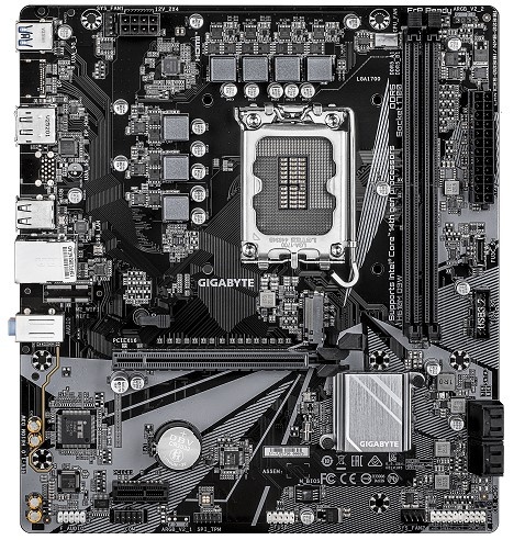 Материнская плата GIGABYTE H610M D3W, LGA1700, Intel H610, mATX